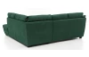 Rohová sedacia súprava Nebolo, zelená látka, pravý roh
