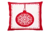 Vianočná obliečka na vankúš Červená ozdoba, 45x45 cm