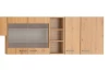 Horný kuchynský regál Modena, 30 cm, dub artisan