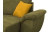 Rohová sedacia súprava Laurent, zelená látka