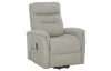 Relaxačné kreslo s elektrickým polohovaním Westerfield, svetlo šedá látka