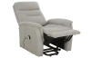 Relaxačné kreslo s elektrickým polohovaním Westerfield, svetlo šedá látka