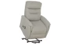 Relaxačné kreslo s elektrickým polohovaním Westerfield, svetlo šedá látka