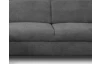 Rohová sedacia súprava Brico, stredne šedá látka, ľavý roh