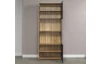 Vysoká vitrína Esteban, antracit/dub evoke