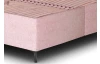 Posteľ s úložným priestorom Dora 180x200 cm, ružová látka