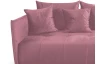 Rohová sedacia Magic, staroružová  látka