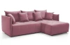 Rohová sedacia Magic, staroružová  látka