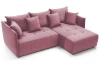 Rohová sedacia Magic, staroružová  látka