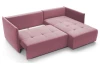 Rohová sedacia Magic, staroružová  látka