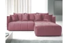 Rohová sedacia Magic, staroružová  látka