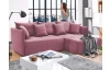 Rohová sedacia Magic, staroružová  látka