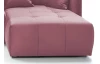 Rohová sedacia Magic, staroružová  látka