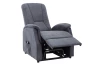 Relaxačné TV kreslo Birmingham, antracitová látka