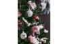 Vianočná dekorácia/ozdoba Anjelské krídla z peria 8 cm, ružové
