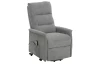 Kreslo s elektrickým polohováním Mirador, šedá látka