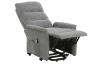 Kreslo s elektrickým polohováním Mirador, šedá látka