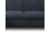 Rohová sedacia súprava Brico, tmavomodrá látka, ľavý roh
