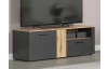 Televízna skrinka Esteban 150 cm, antracit/dub evoke