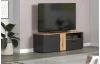 Televízna skrinka Esteban 150 cm, antracit/dub evoke