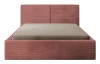 Posteľ Inez 180x200 cm, terracota štruktúrovaná látka