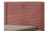 Posteľ Inez 180x200 cm, terracota štruktúrovaná látka