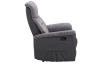 Polohovateľné TV kreslo Efem, šedé