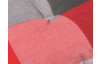 Podsedák na stoličky 38x6x38 cm, šedo-červený