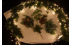Umelá vianočná vetva so šiškami, 30 cm