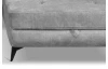 Rohová sedacia súprava Sergio, svetlo šedá látka, pravý roh