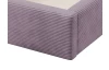 Posteľ Inez 180x200 cm, púdrovo fialová štrukturovaná látka