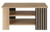 Konferenčný stolík Arank 100 cm, dub mauvella/čierny