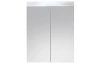 Kúpeľňová skrinka so zrkadlom Amanda 405, lesklá  biela