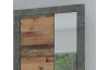 Predsieňová skriňa Askon, tmavý betón / vintage optika dreva