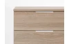 Nočný stolík Easy Plus, 3 zásuvky, dub sonoma