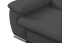 Rohová sedacia súprava Viera, tmavo šedá látka, pravý roh