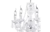 Luster Aurelia 52 cm, imitácia bielych krištáľov