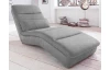 Relaxačné ležadlo Yankee, svetlo šedá látka