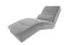Relaxačné ležadlo Yankee, svetlo šedá látka