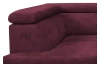Rohová sedacia súprava Brico, fialová lila látka, ľavý roh