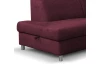 Rohová sedacia súprava Brico, fialová lila látka, ľavý roh
