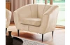 Kreslo Olivio, béžová zamatová  látka