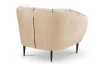 Kreslo Olivio, béžová zamatová  látka