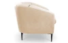 Kreslo Olivio, béžová zamatová  látka