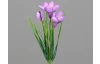 Umelá kvetina Krokus 30 cm, fialová