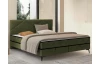 Posteľ Parana 180x200 cm, machovo zelená zamatová látka