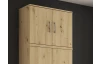 Nízka skrinka/skriňový nádstavec Nitro 70 cm, dub artisan