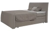 Postel boxspring Bonny 180x200 cm, šedo-hnedá tkanina