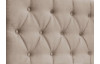 Posteľ Amy 180x200 cm, béžová latté látka