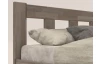 Manželská posteľ Tema 180x200 cm, šedý buk